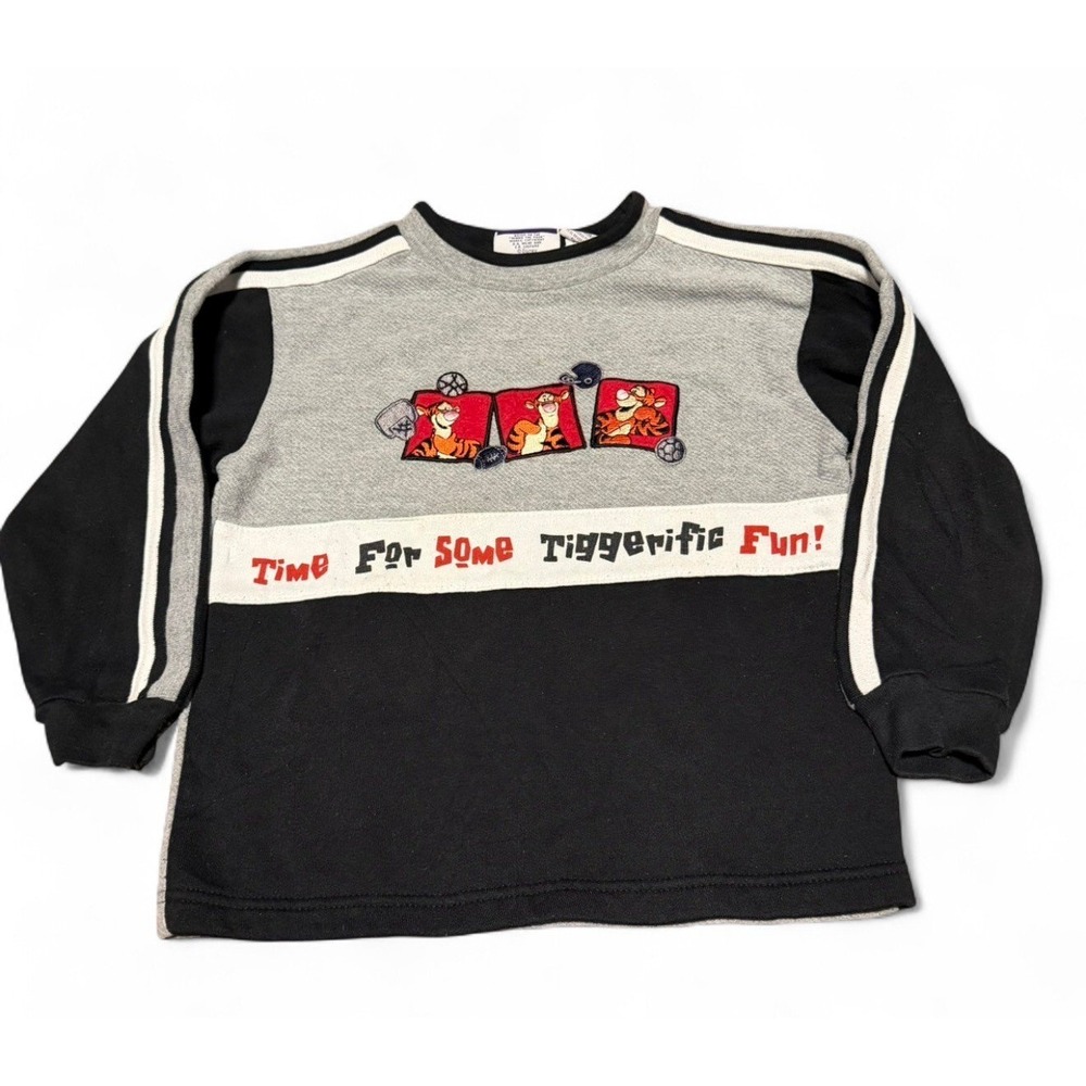 Vintage Disney Tigger Sweatshirt Pooh 100 Acre Collection Kids‎ Size 5/6